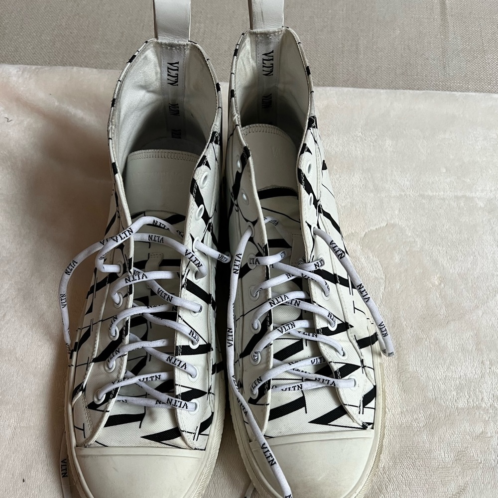 Valentino high cut sneaker 9 1/2